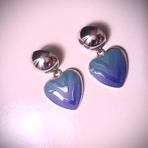 Cannon silver earrings